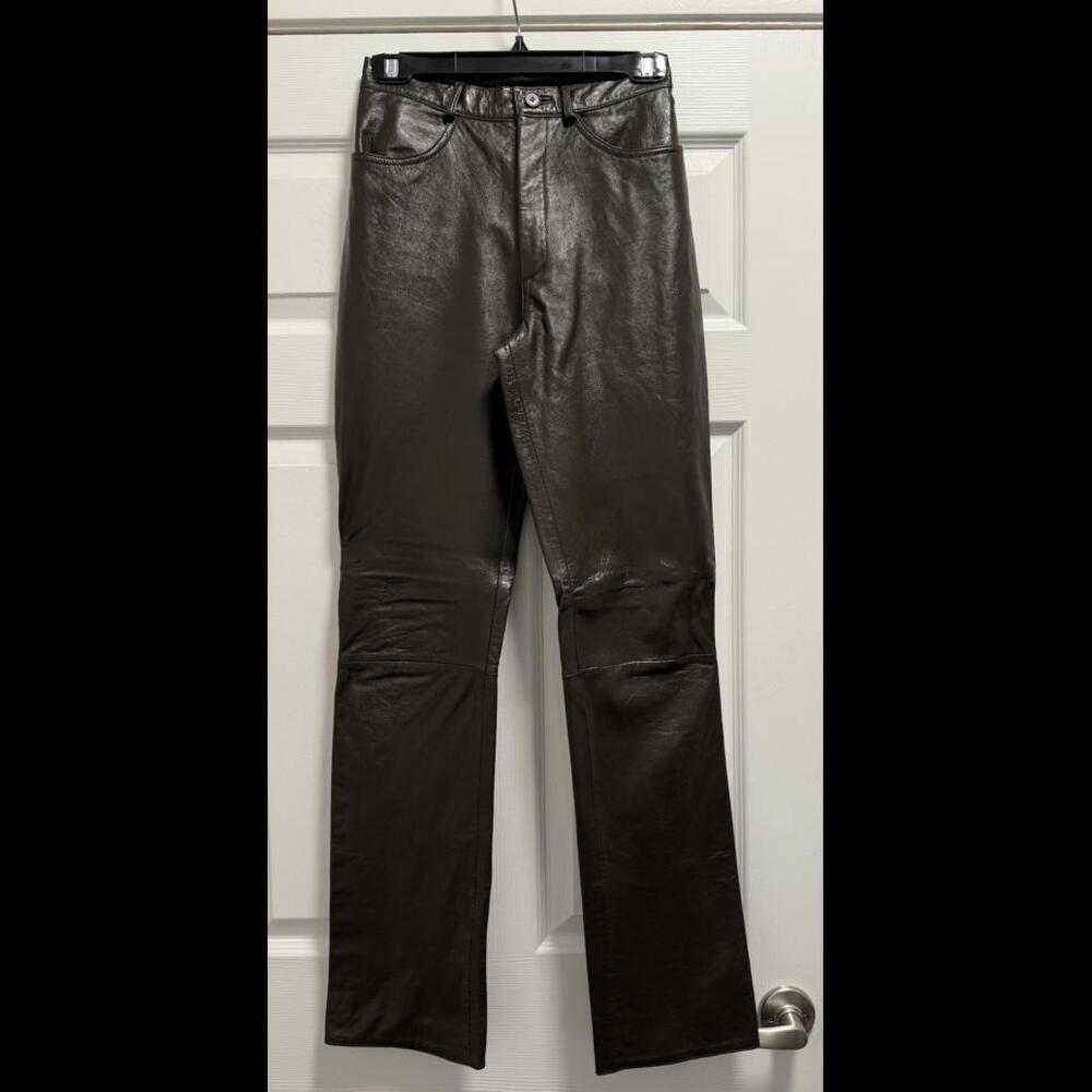 XOXO Genuine Leather Pants Sz 4 – Y2K Biker Chic